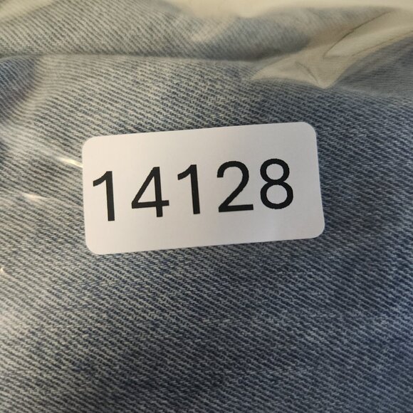 Womens Frida Wide Leg Baggy Jean Size 28 Rave Skater Grunge 90s Y2K Indigo Pants - Picture 9 of 9